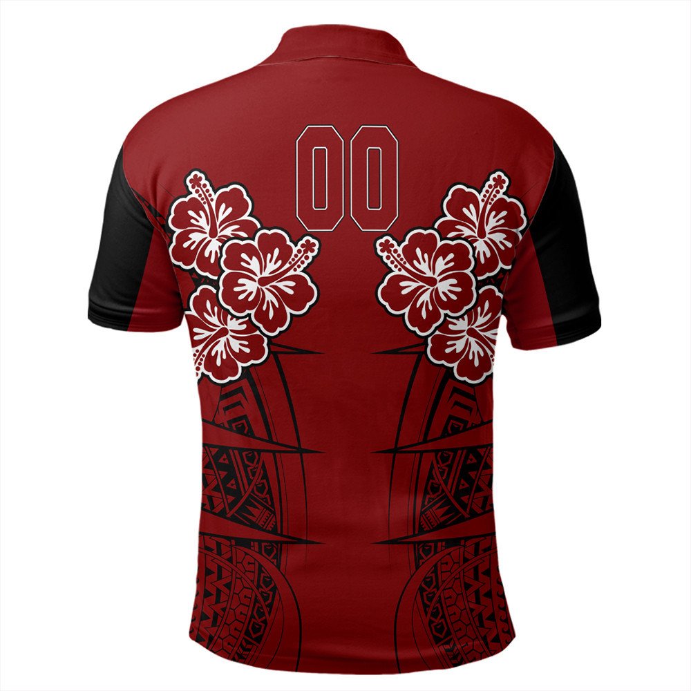 Polynesian Polo Shirt Custom Hawaii Spearhead Hibiscus Polynesian Polo Shirt LT10 - Wonder Print Shop