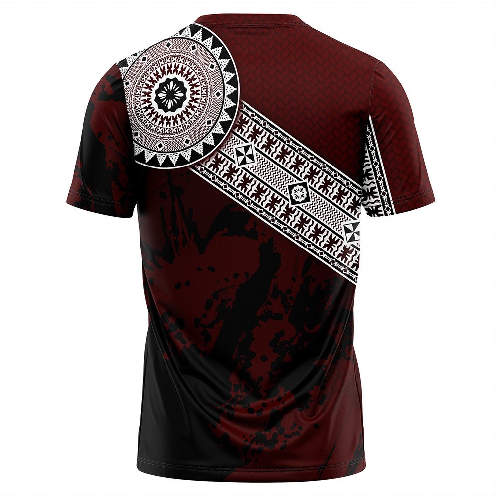 Polynesian T Shirt Fiji Masa Paint Style T Shirt LT10 - Wonder Print Shop