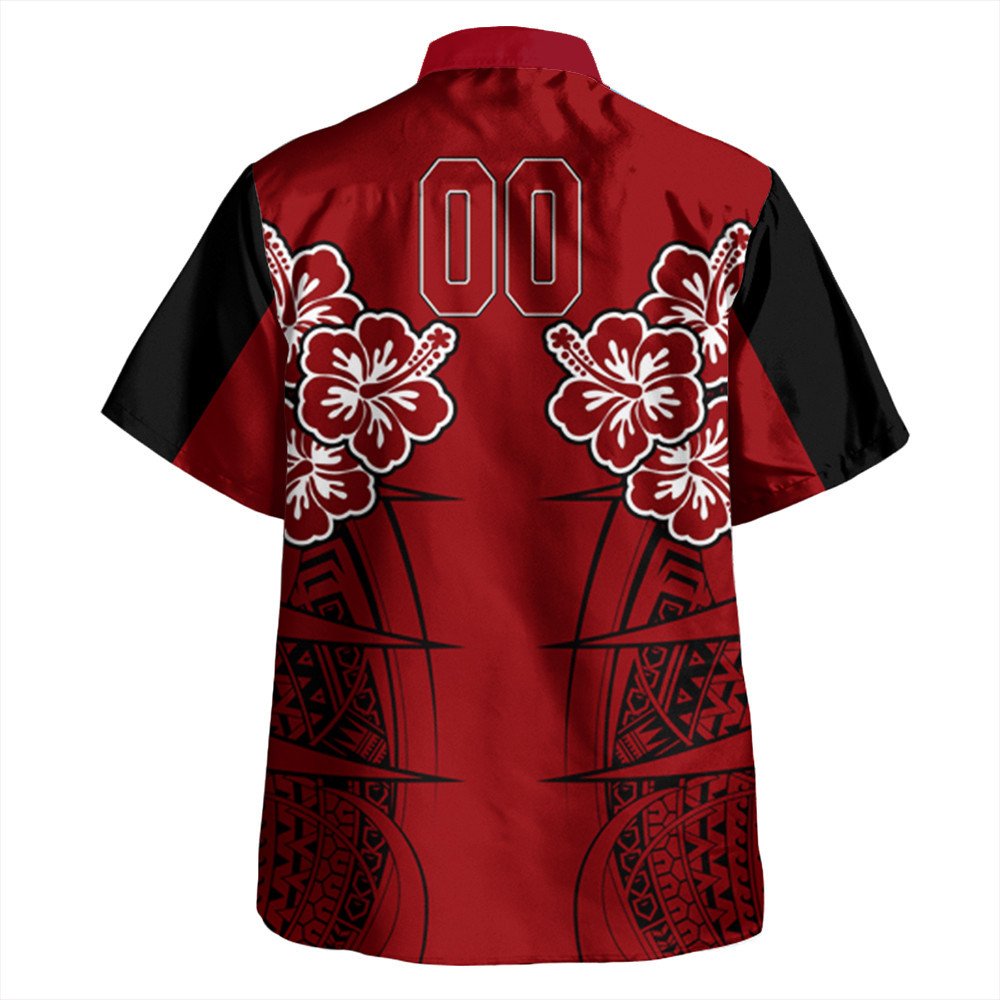 Polynesian Shirt Personalized Hawaii Spearhead Hibiscus Polynesian Beach Shirt LT10 - Wonder Print Shop