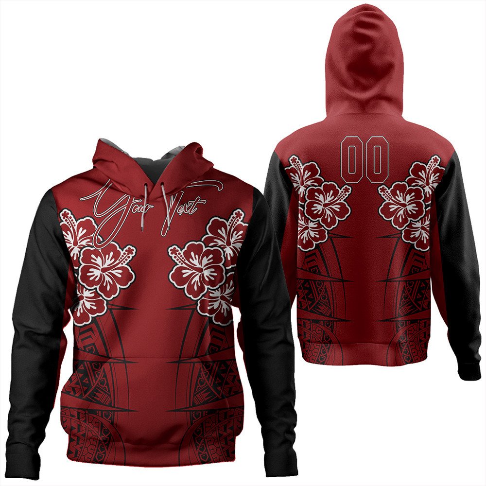 Polynesian Hoodie Custom Hawaii Spearhead Hibiscus Polynesian Hoodie LT10 - Wonder Print Shop