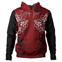 Polynesian Hoodie Custom Hawaii Spearhead Hibiscus Polynesian Hoodie LT10 - Wonder Print Shop