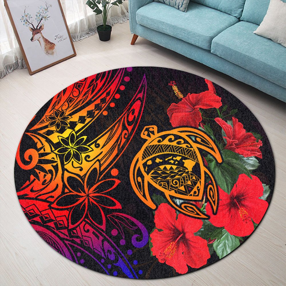 polynesian-home-set-hawaii-turtle-ocean-round-carpet