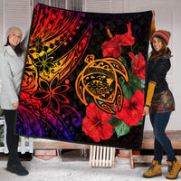 Polynesian Home Set Hawaii Turtle Ocean Quilt LT10 - Wonder Print Shop