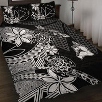 Polynesian Home Set Kanaka Black Kakau Hawaiian Quilt Bed Set LT10 - Wonder Print Shop