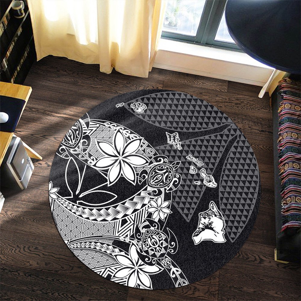 polynesian-home-set-kanaka-black-kakau-hawaiian-round-carpet
