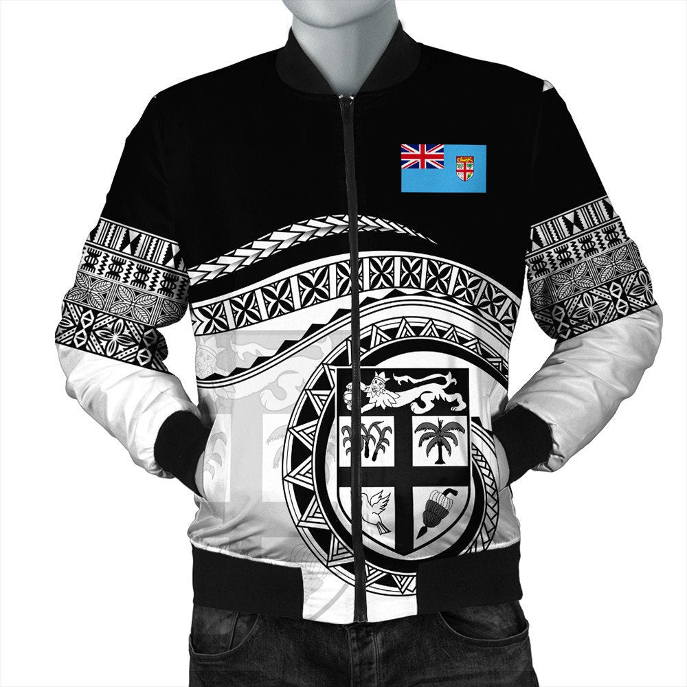 Polynesian Jacket Fiji Rugby Concept Bomber Jacket LT10 - Wonder Print Shop