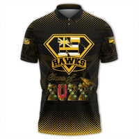 Polynesian Polo Shirt Custom Hawaii Class Of Nanakuli Golden Hawks Polo Shirt LT10 - Wonder Print Shop