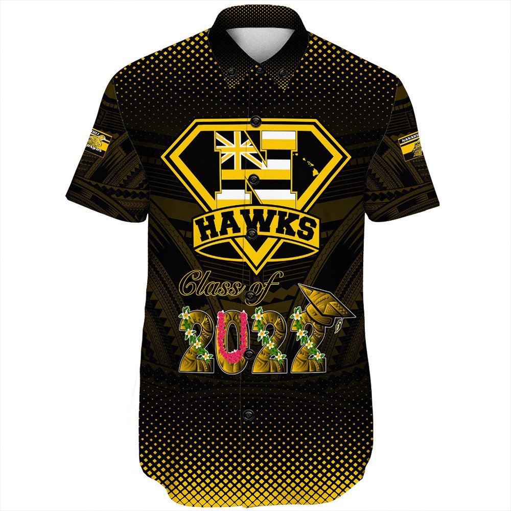 polynesian-shirt-personalized-hawaii-class-of-nanakuli-golden-hawks-shorts-sleeve-shirt