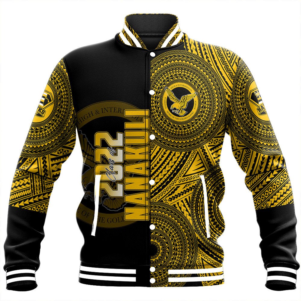 Polynesian Jacket Personalized Hawaii Class Of Nanakuli Baseball Jacket LT10 - Wonder Print Shop