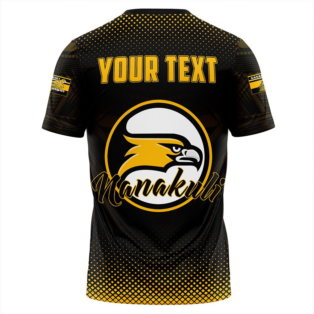 Polynesian T Shirt Personalized Hawaii Class Of Nanakuli Golden Hawks T Shirt LT10 - Wonder Print Shop