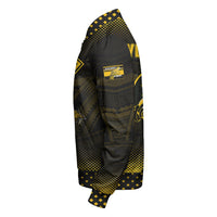 Polynesian Jacket Personalized Hawaii Class Of Nanakuli Golden Hawks Sleeve Zip Bomber Jacket LT10 - Wonder Print Shop