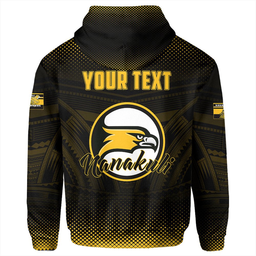 Polynesian Hoodie Custom Hawaii Class Of Nanakuli Golden Hawks Hoodie LT10 - Wonder Print Shop