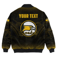Polynesian Jacket Personalized Hawaii Class Of Nanakuli Golden Hawks Bomber Jacket LT10 - Wonder Print Shop