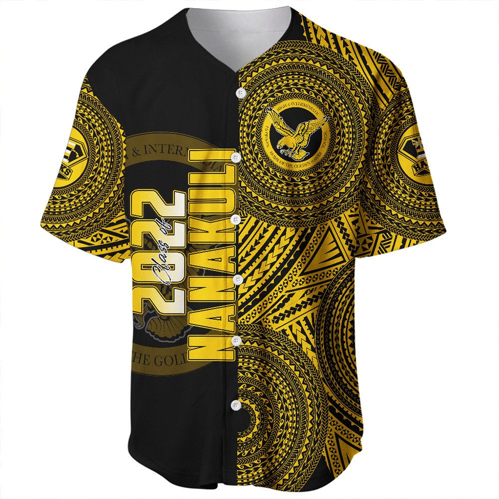 Polynesian Shirt Personalized Hawaii Class Of Nanakuli Baseball Jersey LT10 - Wonder Print Shop