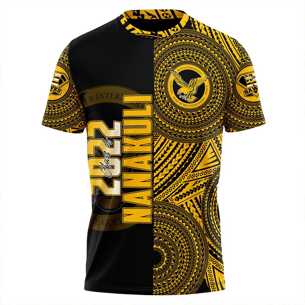 Polynesian T Shirt Personalized Hawaii Class Of Nanakuli T Shirt LT10 - Wonder Print Shop