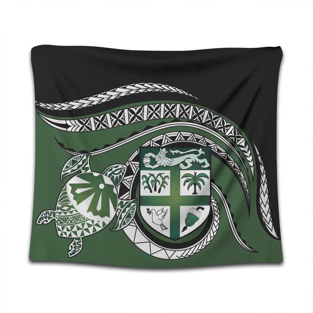 Polynesian Home Decor Fiji Masi Turtle Tapestry LT10 - Wonder Print Shop
