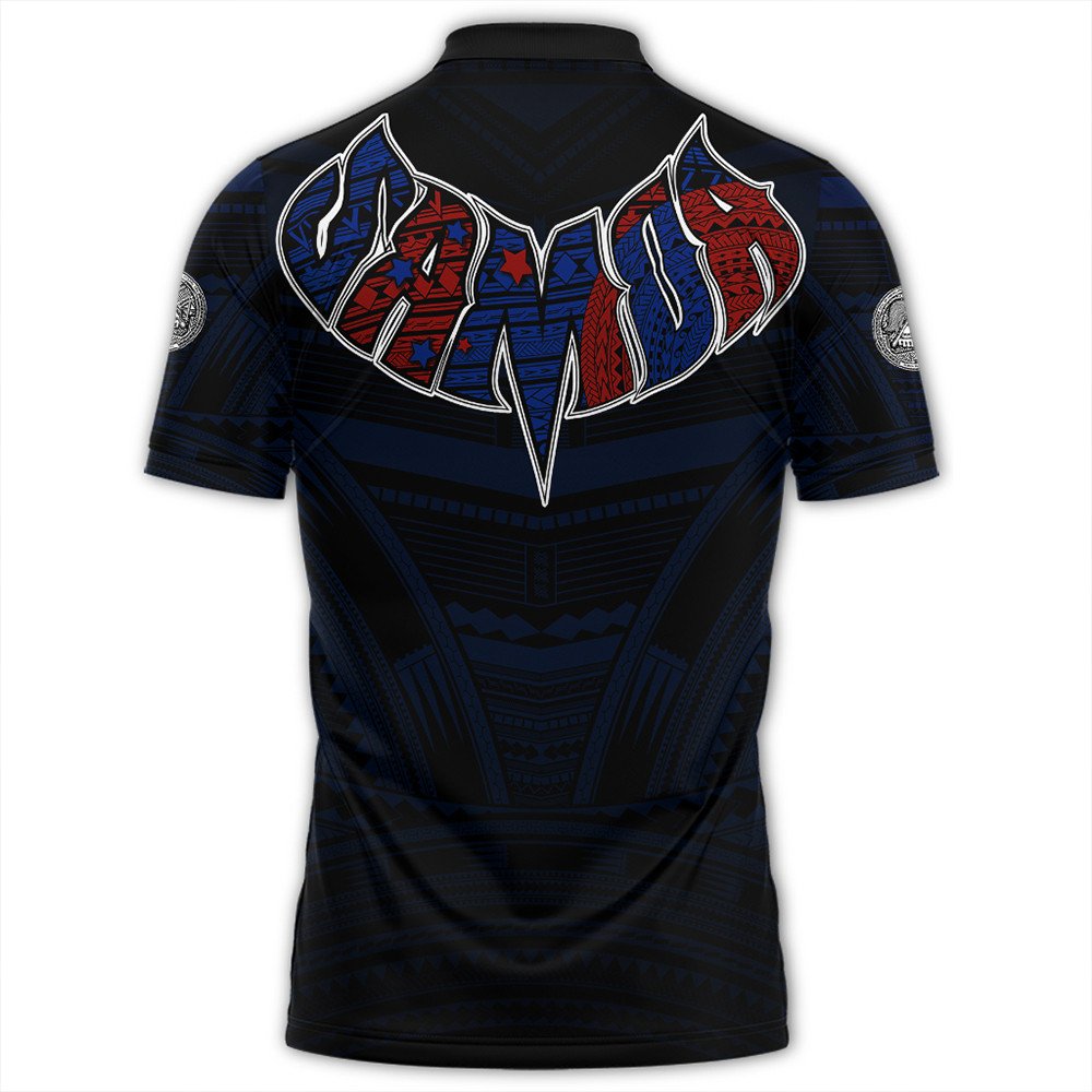 Polynesian Polo Shirt American Samoa Forever Polo Shirt LT10 - Wonder Print Shop