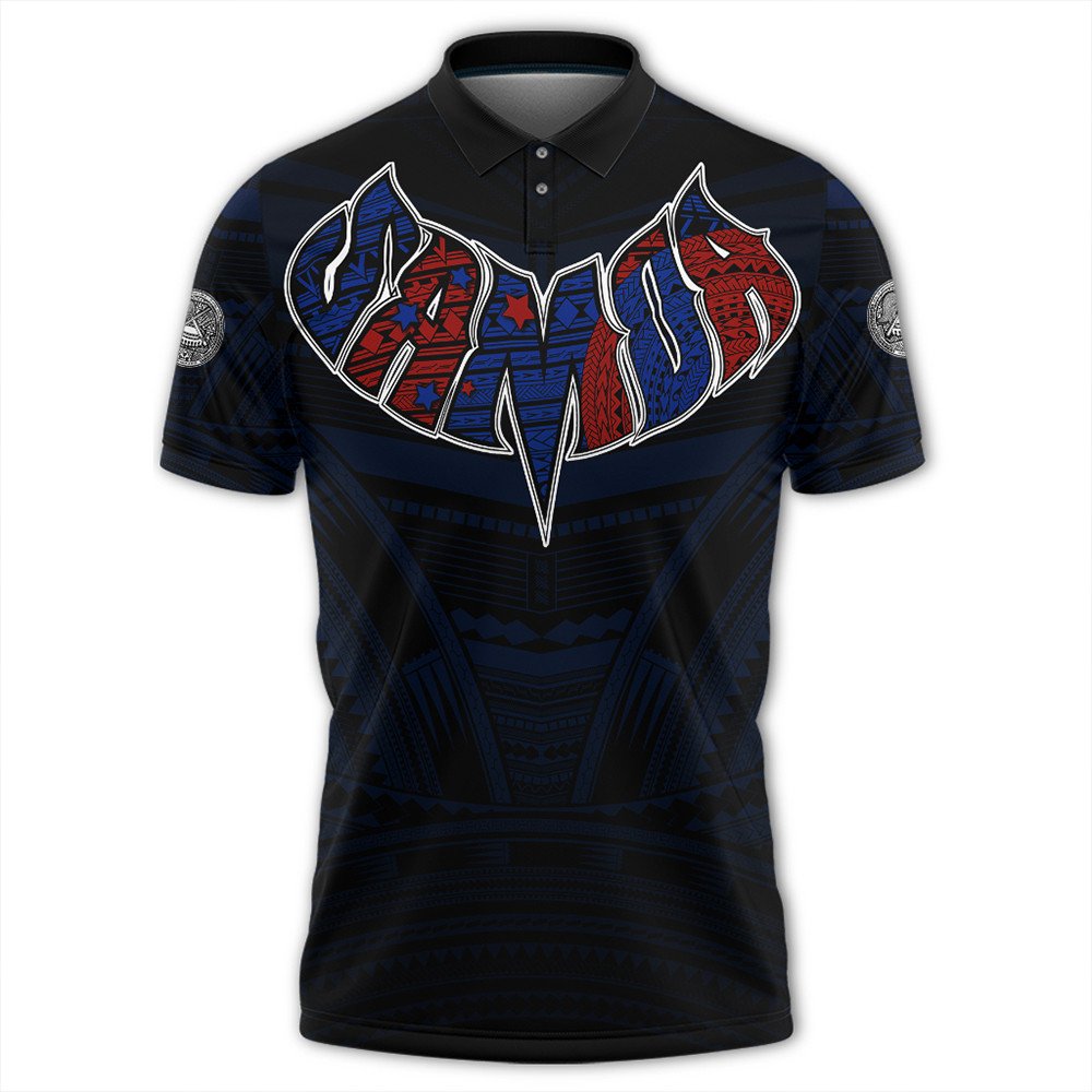 Polynesian Polo Shirt American Samoa Forever Polo Shirt LT10 - Wonder Print Shop