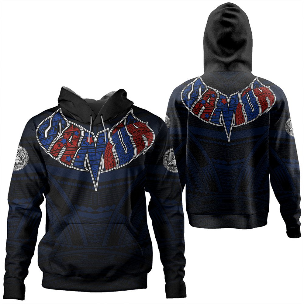 Polynesian Hoodie American Samoa Forever Hoodie LT10 - Wonder Print Shop