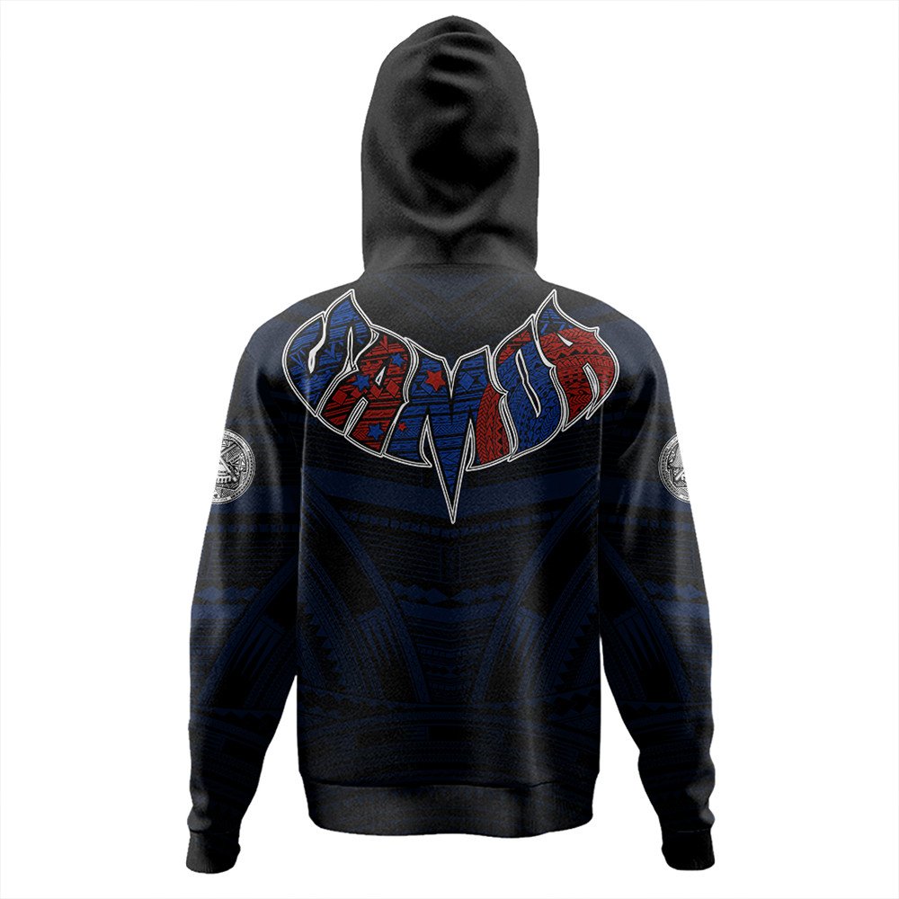 Polynesian Hoodie American Samoa Forever Hoodie LT10 - Wonder Print Shop