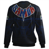 Polynesian Sweatshirt Samoa Forever Sweatshirt LT10 - Wonder Print Shop