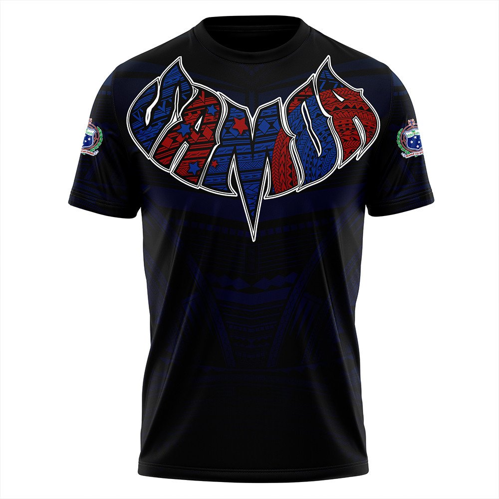 Polynesian T Shirt Samoa Forever T Shirt LT10 - Wonder Print Shop