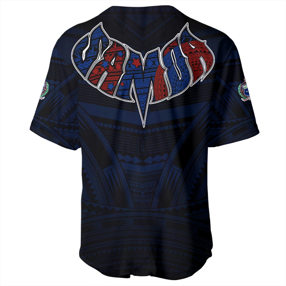 Polynesian Shirt Samoa Forever Baseball Jersey LT10 - Wonder Print Shop