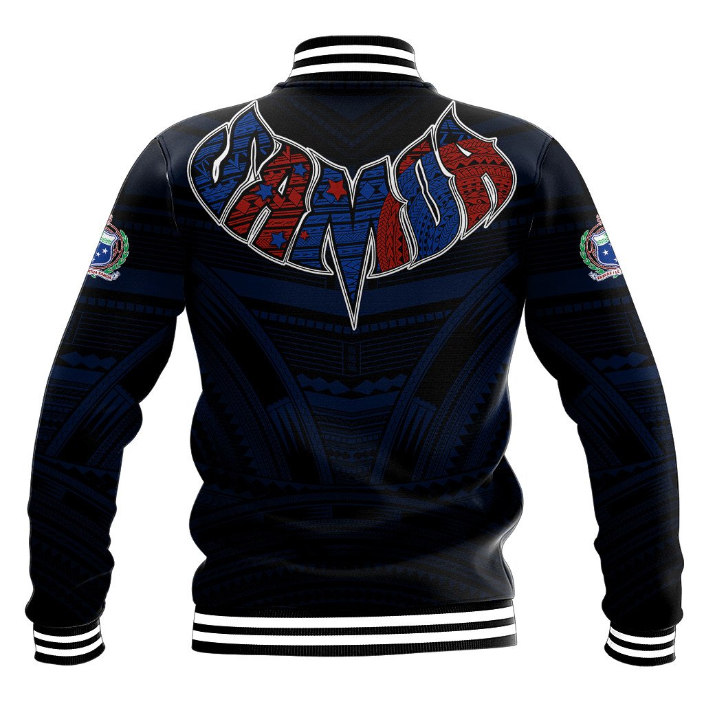 Polynesian Jacket Samoa Forever Baseball Jacket LT10 - Wonder Print Shop