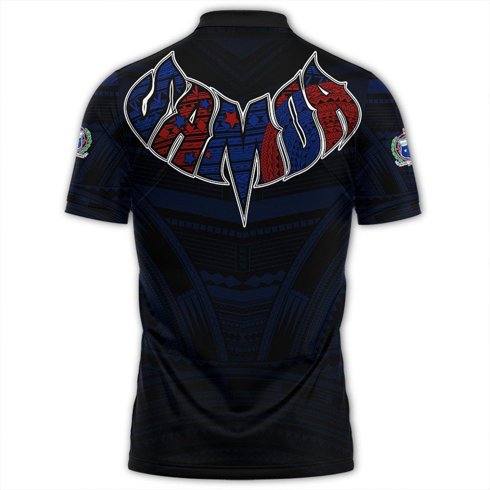 Polynesian Polo Shirt Samoa Forever Polo Shirt LT10 - Wonder Print Shop