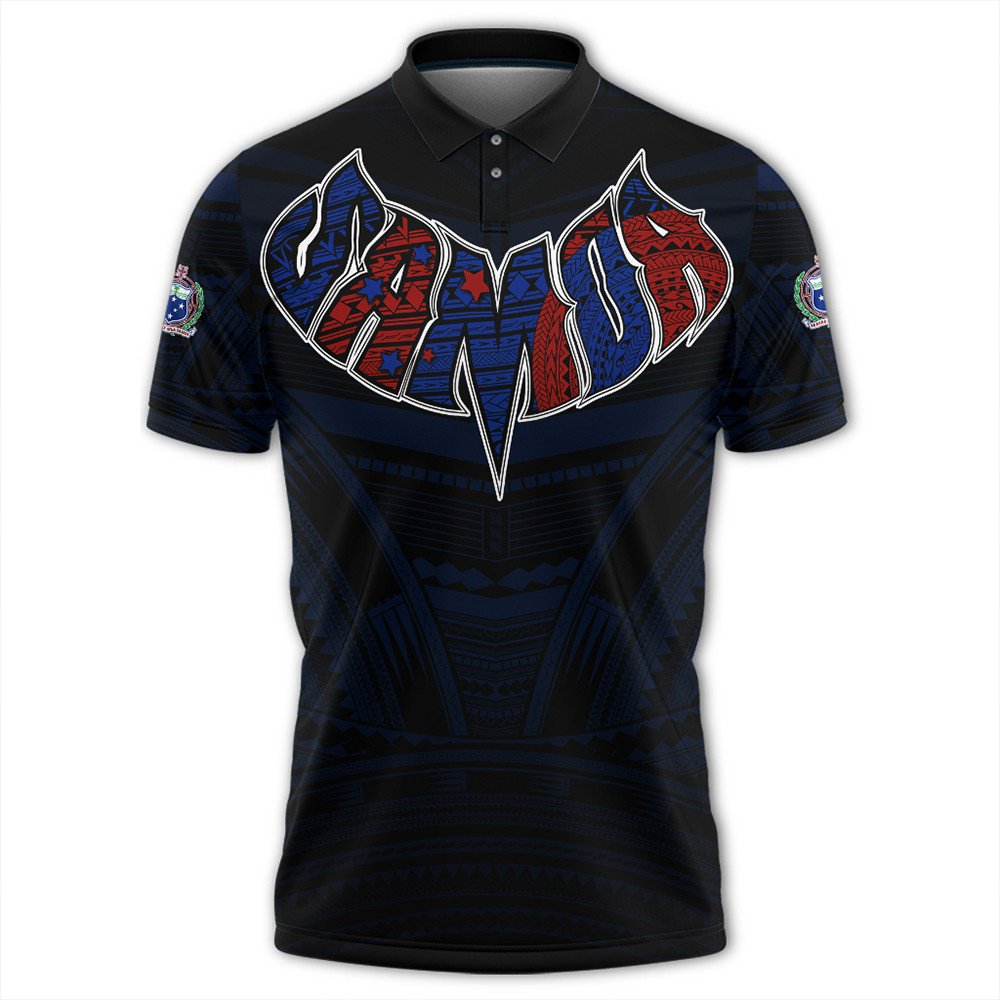 Polynesian Polo Shirt Samoa Forever Polo Shirt LT10 - Wonder Print Shop