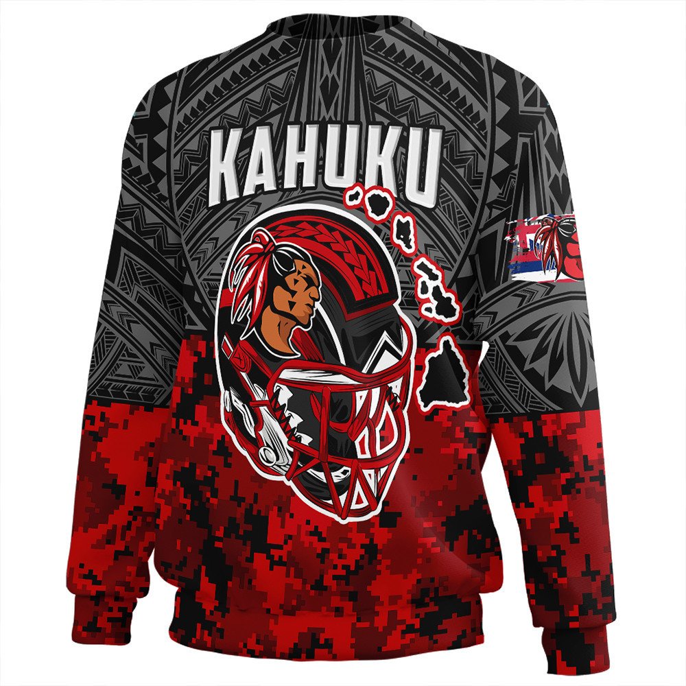 Polynesian Sweatshirt Red Raider For Life Sweatshirt LT10 - Wonder Print Shop