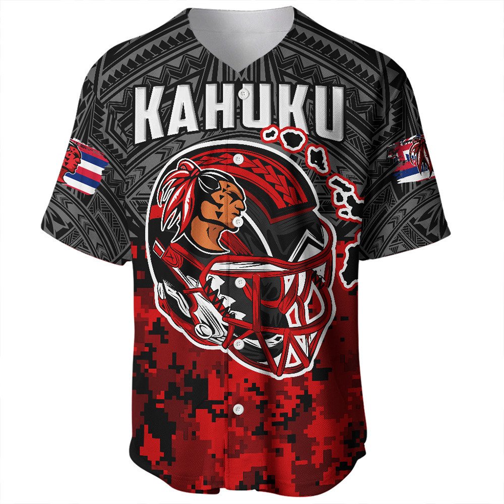 Polynesian Shirt Red Raider For Life Baseball Jersey LT10 - Wonder Print Shop
