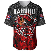 Polynesian Shirt Red Raider For Life Baseball Jersey LT10 - Wonder Print Shop