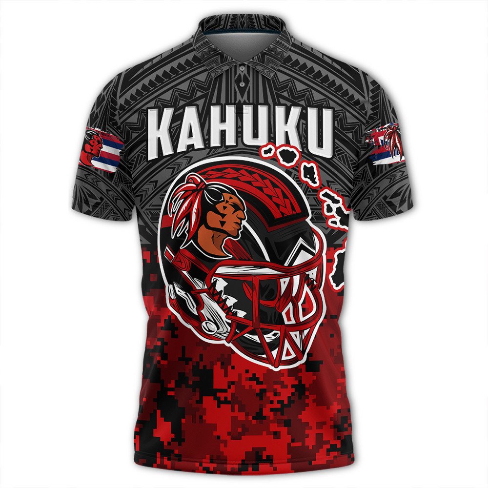 Polynesian Polo Shirt Red Raider For Life Polo Shirt LT10 - Wonder Print Shop