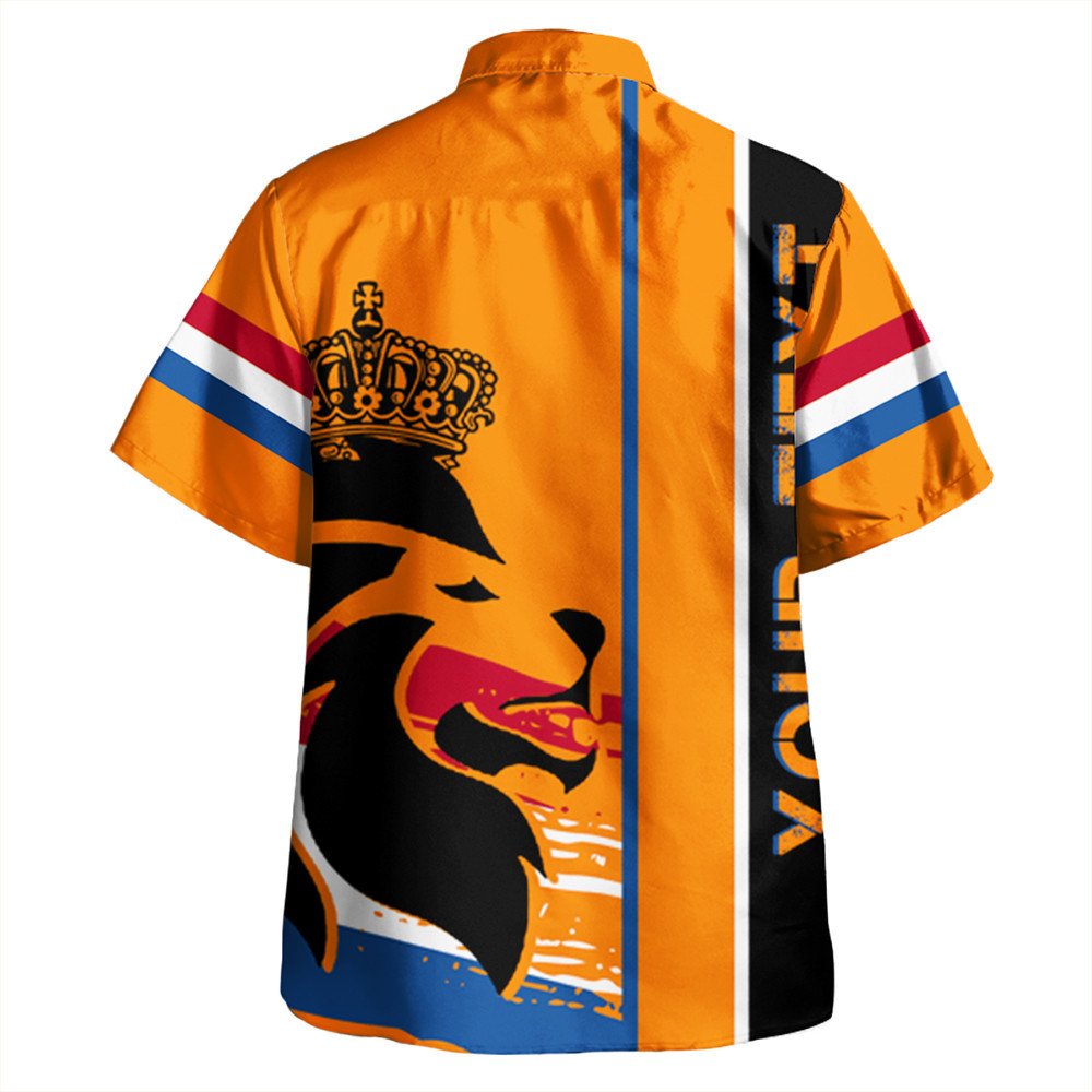 (Personalized) Wonder Print Shop Holland, Dutch, Nederland Shirt - The Netherlands Koningsdag Quarter Style Beach Shirt - Wonder Print Shop
