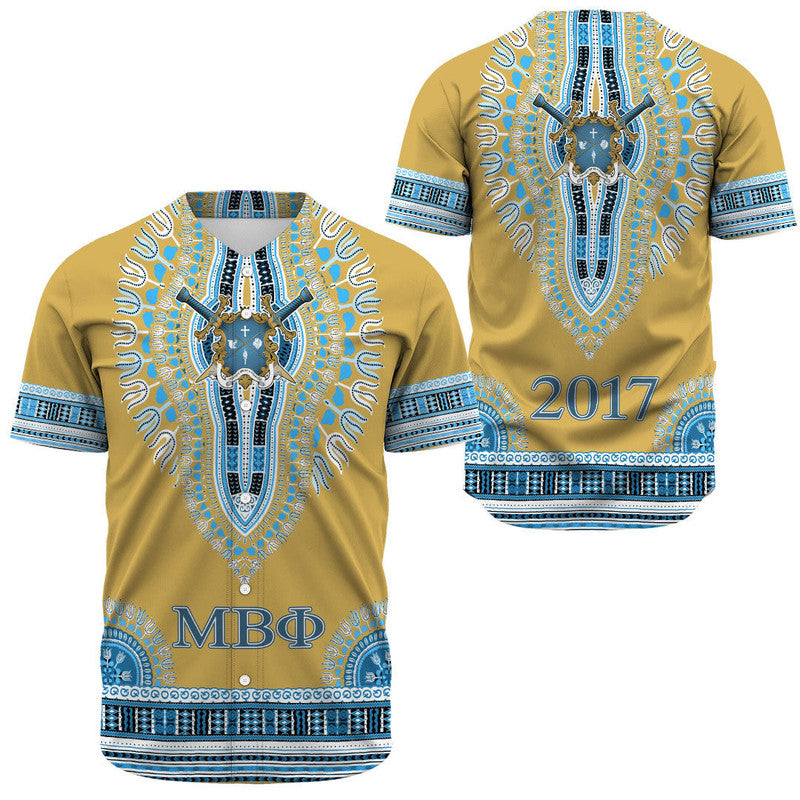 Mu Beta Phi Dashiki Baseball Jerseys RLT12 - Wonder Print Shop