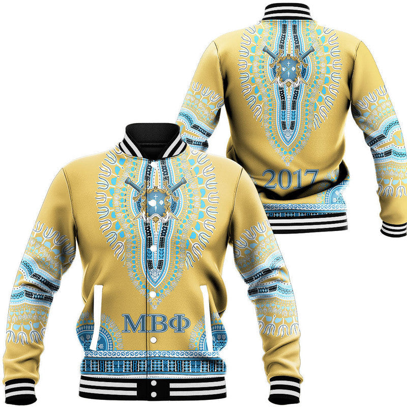 Mu Beta Phi Dashiki Baseball Jackets RLT12 - Wonder Print Shop