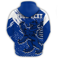 Custom Scotland Lion Grunge Hoodie RLT12 - Wonder Print Shop