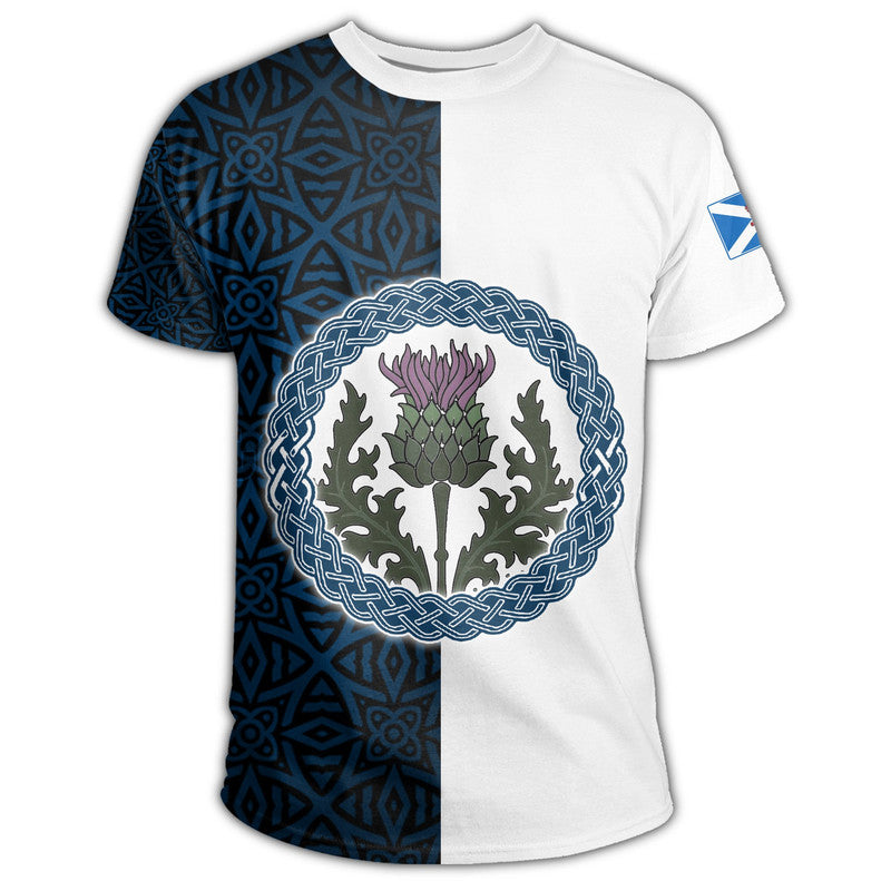 Scotland Half Thistle Celtic T Shirt RLT12 - Wonder Print Shop