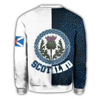 Scotland Half Thistle Celtic Sweatshirt RLT12 - Wonder Print Shop