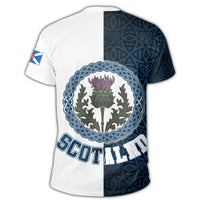 Scotland Half Thistle Celtic T Shirt RLT12 - Wonder Print Shop