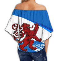 scotland-lion-style-off-shoulder-wrap-waist-top