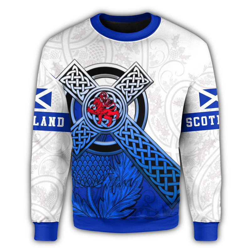 Scotland Pattern Thistle Sweatshirt RLT12 - Wonder Print Shop