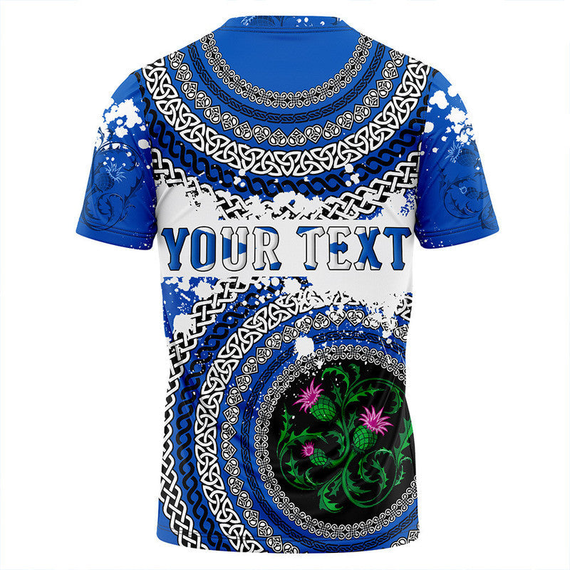 (Custom Text) Scotland Celtic Circle T Shirt RLT12 - Wonder Print Shop