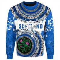 (Custom Text) Scotland Celtic Circle Sweatshirt RLT12 - Wonder Print Shop