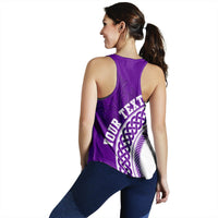 (Custom Text) Scotland Purple Thistle Racerback Tank RLT12 - Wonder Print Shop