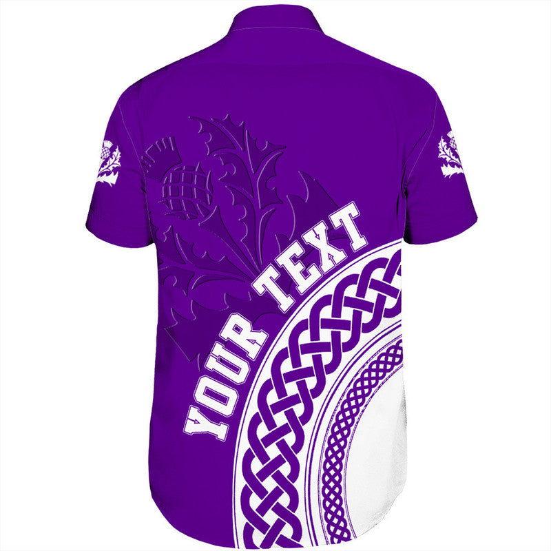 custom-text-scotland-purple-thistle-short-sleeve-shirt