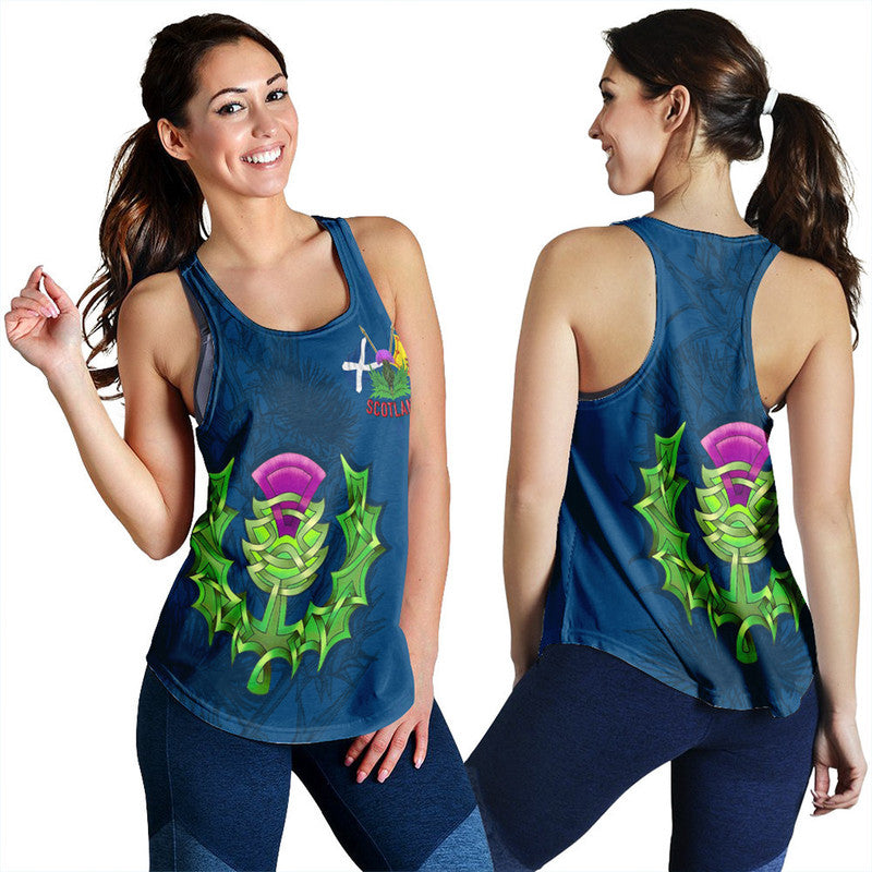 Scotland Celtic Knot Racerback Tank RLT12 - Wonder Print Shop