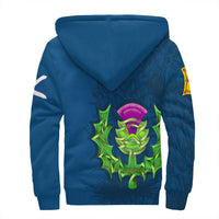 Scotland Celtic Knot Sherpa Hoodie RLT12 - Wonder Print Shop