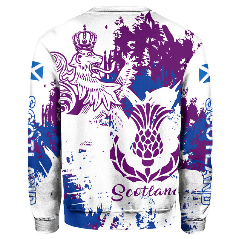 Scotland Lion King's Thistle Sweatshirt RLT12 - Wonder Print Shop